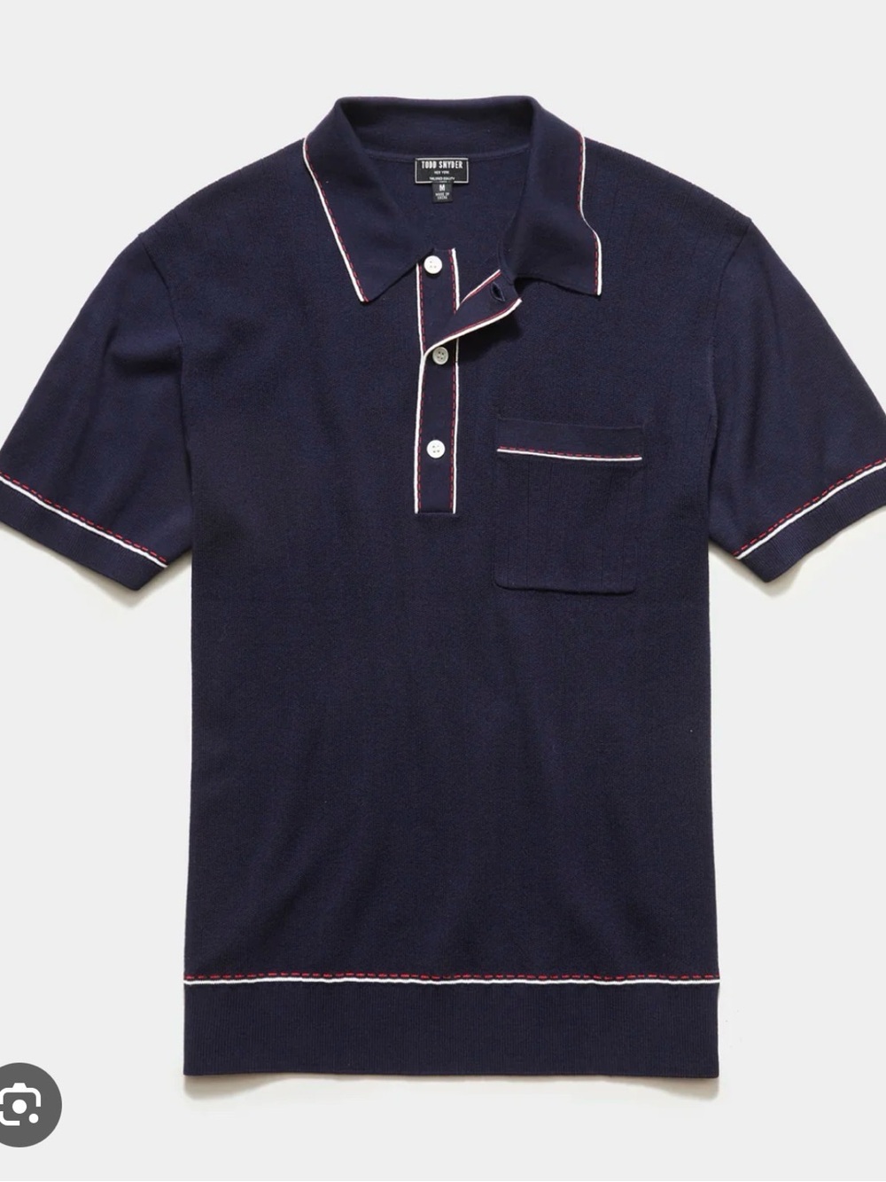 Todd Snyder Italian Cotton Silk Polo